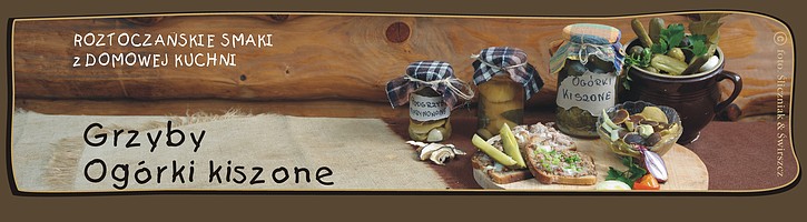 Grzyby marynowane i ogórki kwaszone